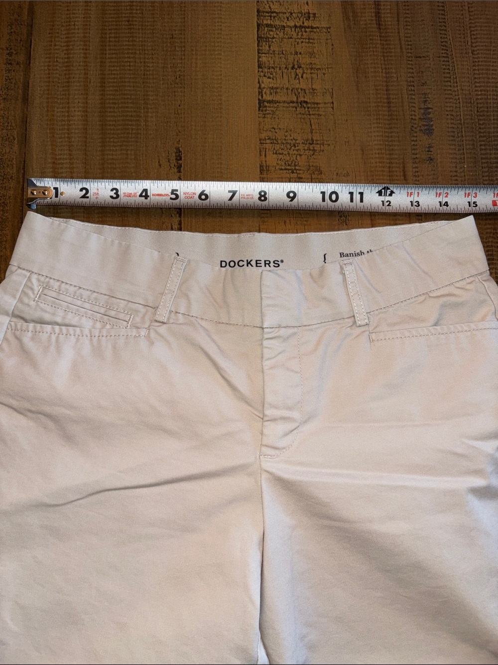 Dockers tan Classic khaki Straight-Leg Pants 8 S EUC! - Picture 4 of 6